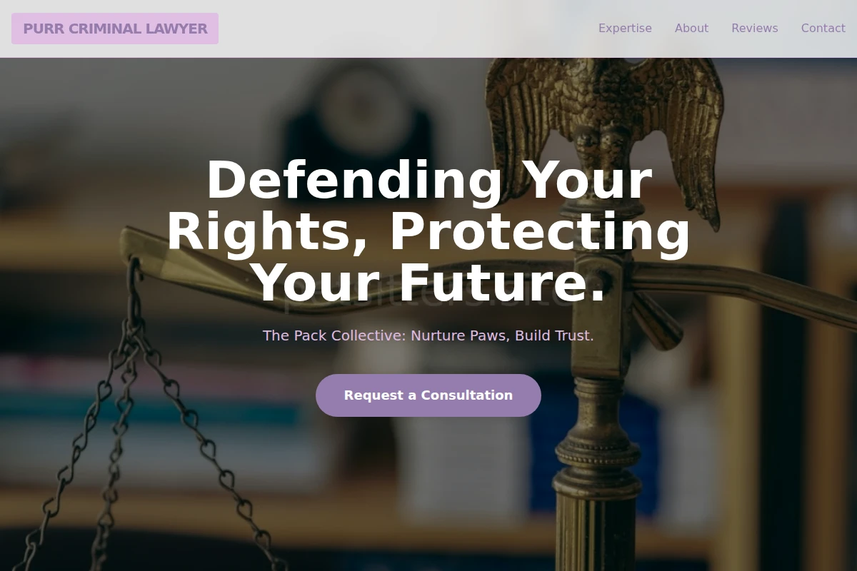 Purr Criminal Lawyer